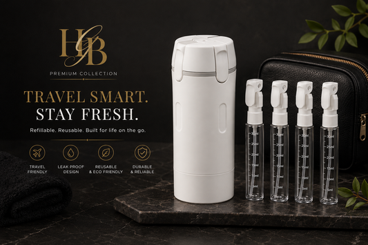 HGB Travel Smart Toiletry Dispenser Set
