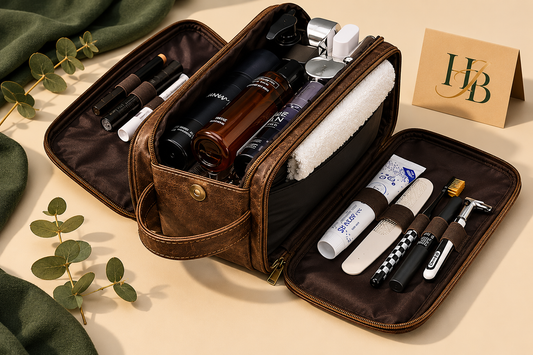 HGB™ Vintage Leather Travel Bag