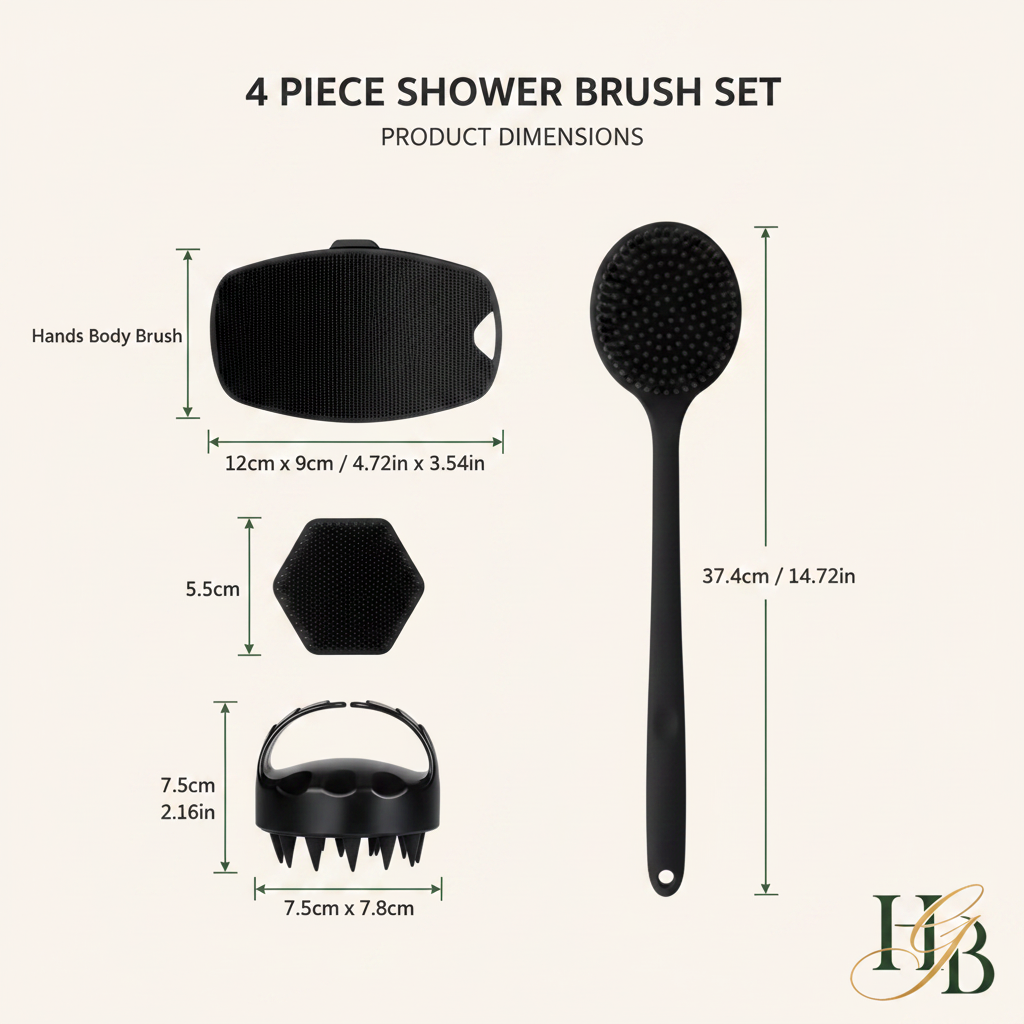HisGiftBox Dimensions Infographic - HGB Monogram