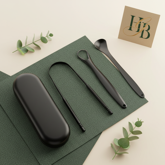 Tongue Scraper - Exact HGB Monogram
